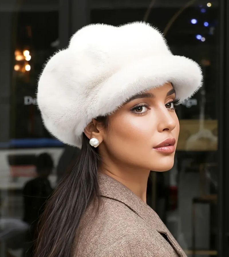 Rosalie - Cappello in Eco-Pelliccia Lussuoso