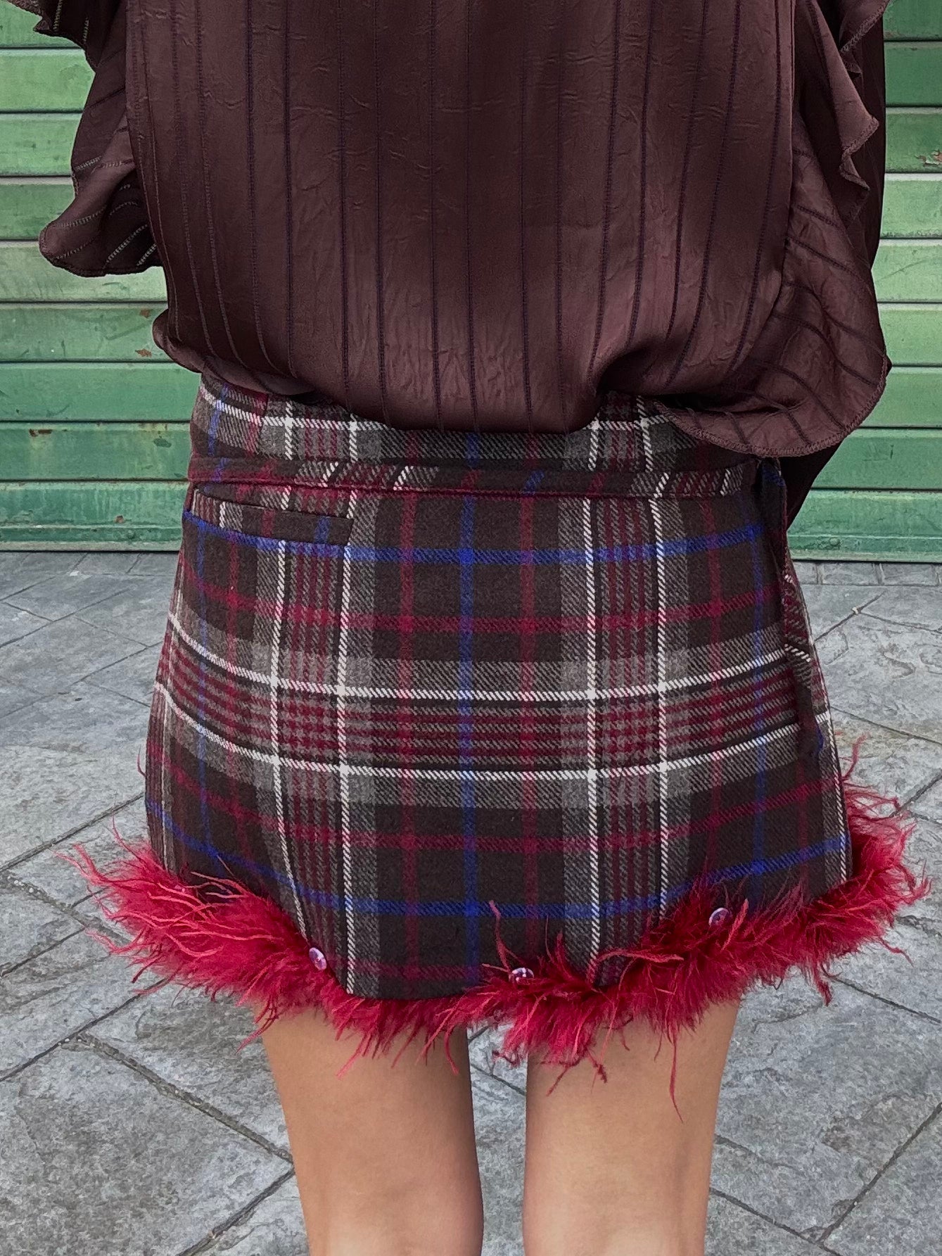 Minigonna in Tartan