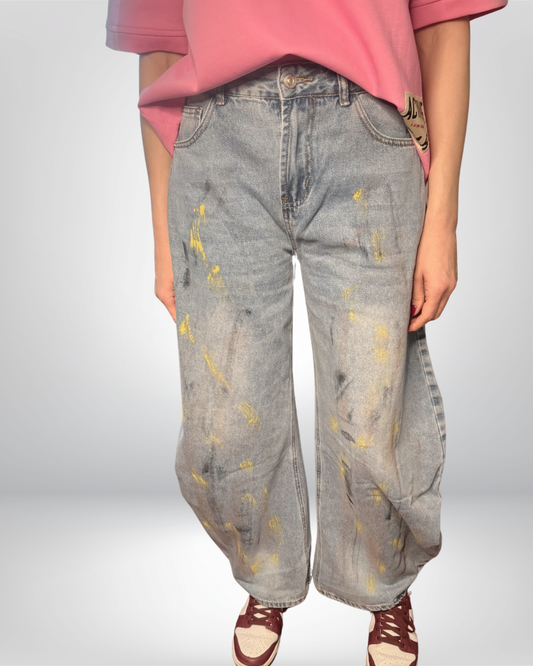 Jeans Vernice Baggy