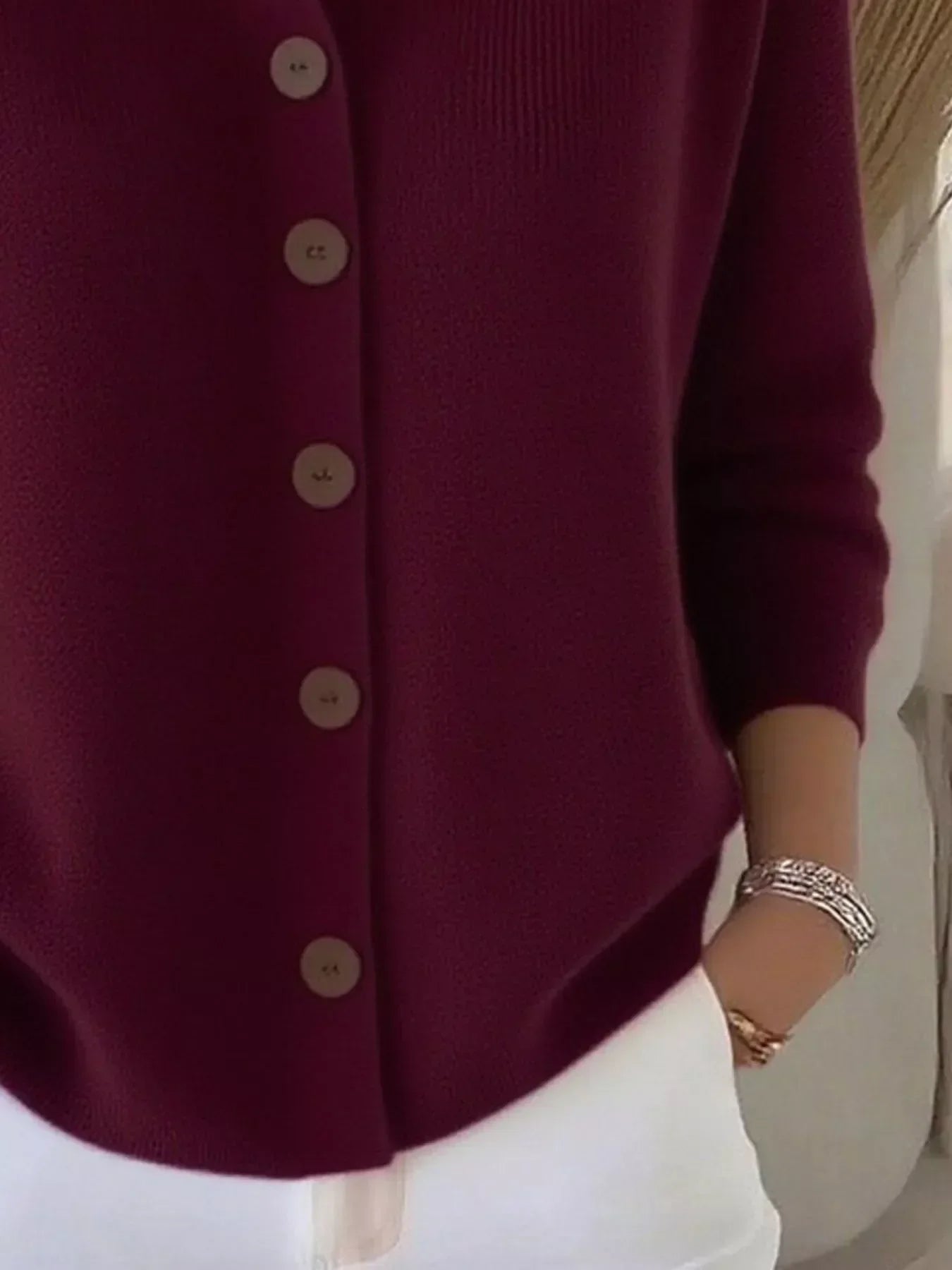 Mia - Blusa in Misto Cotone Confortevole