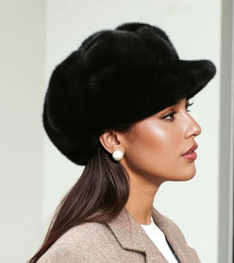 Rosalie - Cappello in Eco-Pelliccia Lussuoso