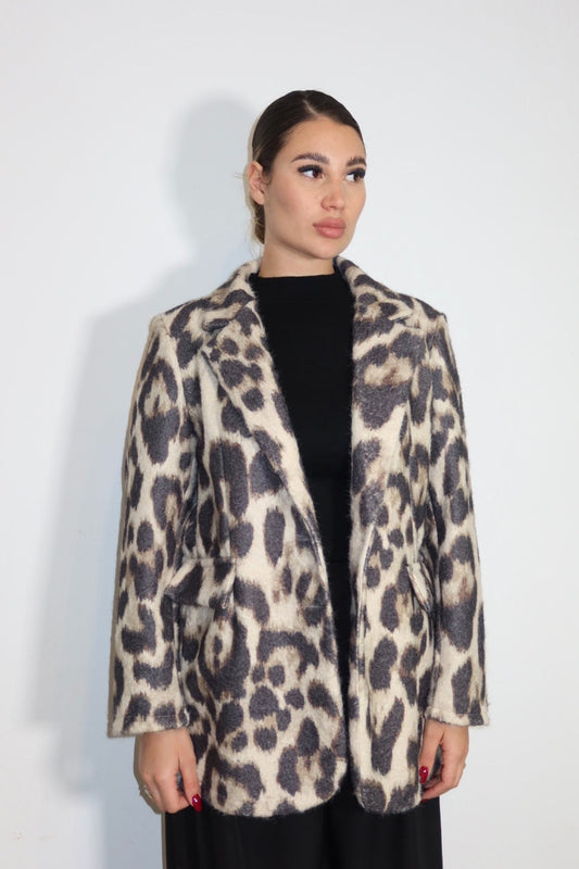 Giacca leopardata