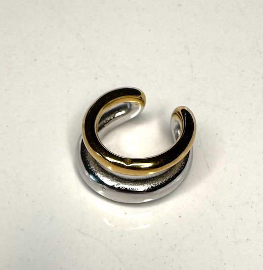 Ear Cuff Silver and Gold