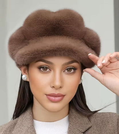 Rosalie - Cappello in Eco-Pelliccia Lussuoso