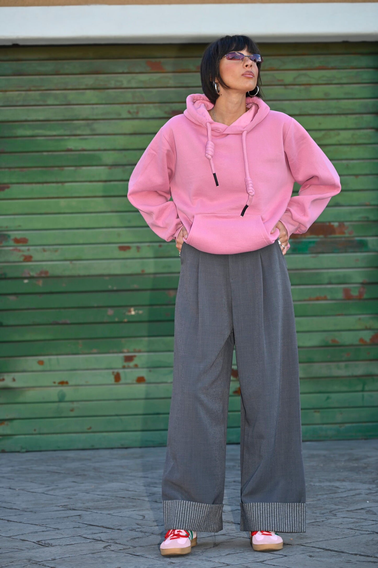 Pantaloni con Risvolto