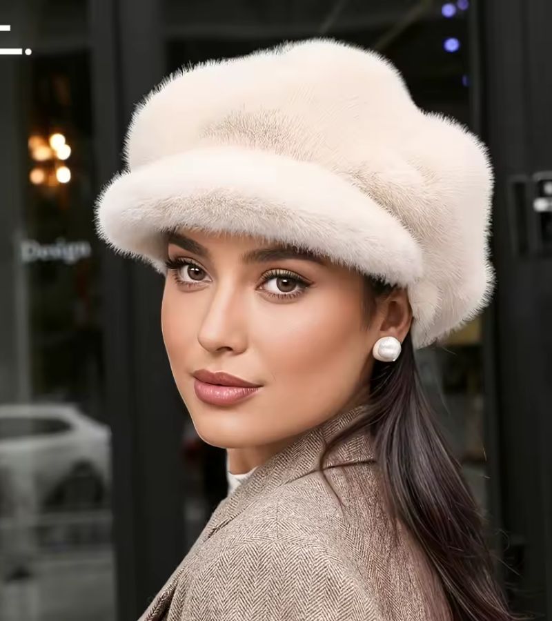 Rosalie - Cappello in Eco-Pelliccia Lussuoso