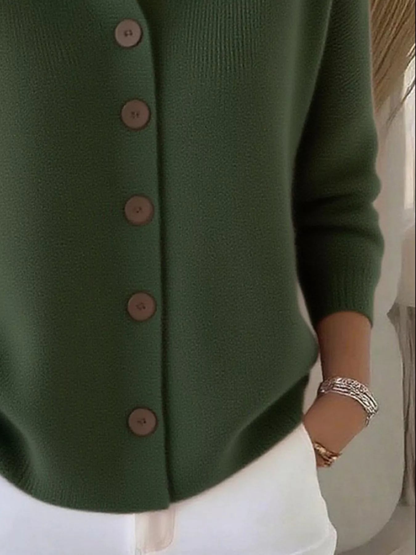 Mia - Blusa in Misto Cotone Confortevole