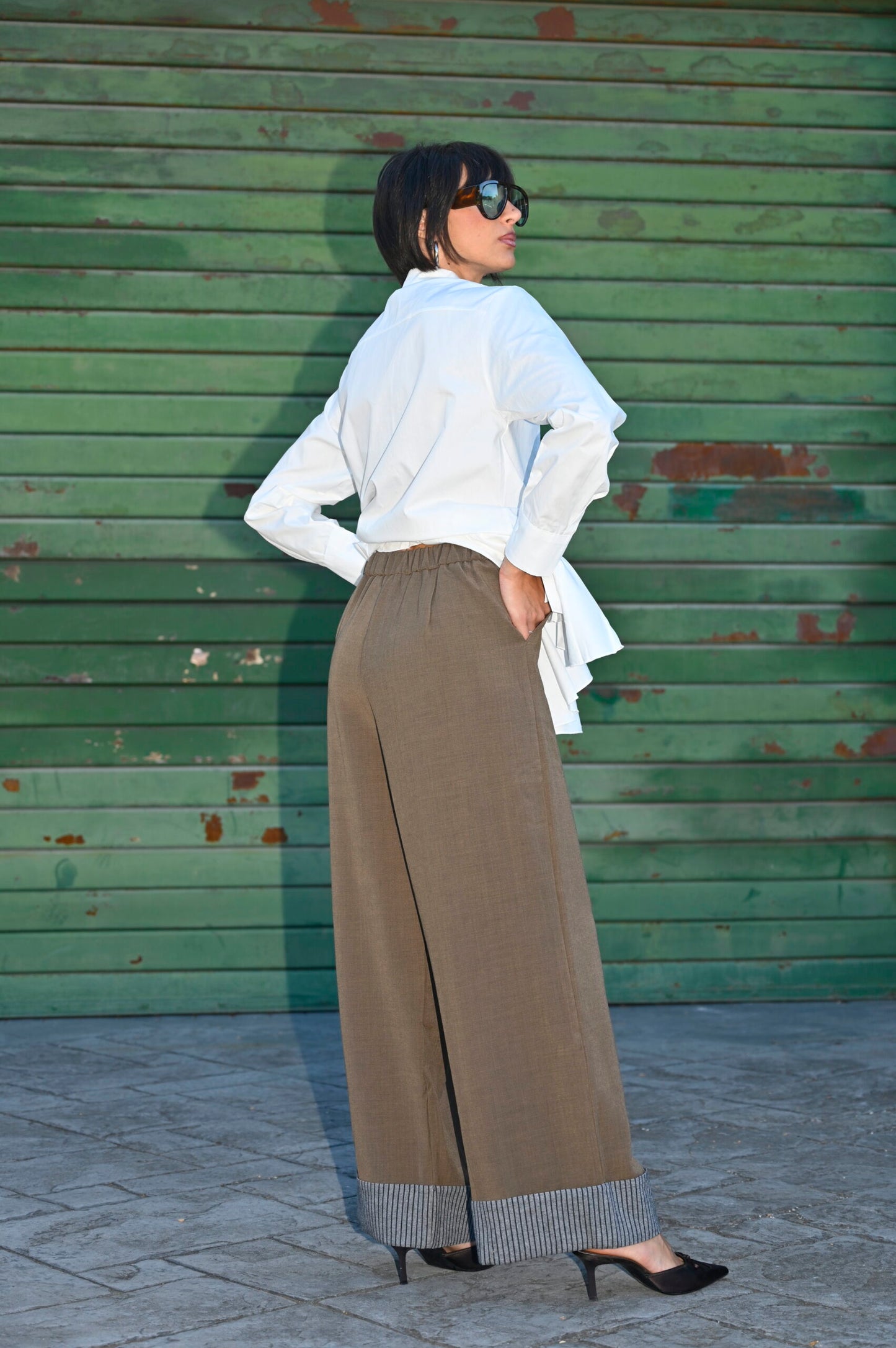 Pantalone Con Risvolto