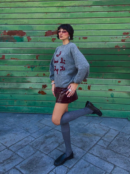 Maglione "Ho il mal di gente"