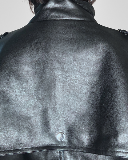 Giacca Ecopelle Strutturata