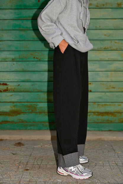 Pantaloni con Risvolto